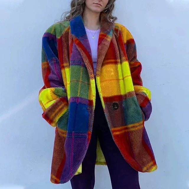 Cappotto invernale colorato